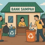 ilustrasi bank sampah